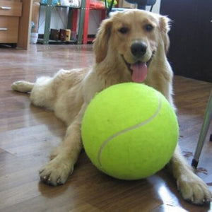 Giant Tennis Ball Dog Toy - dog lovers