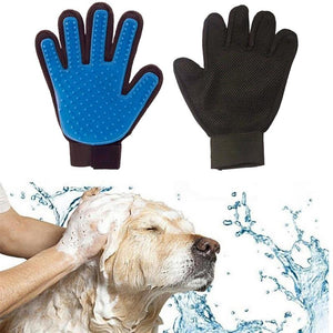 1Pcs Pet Dog Cat Grooming Deshedding Brush Silicone Pet Hair Removal Bath Cleaner Massage Glove Comb Promote Blood Circulation - dog lovers